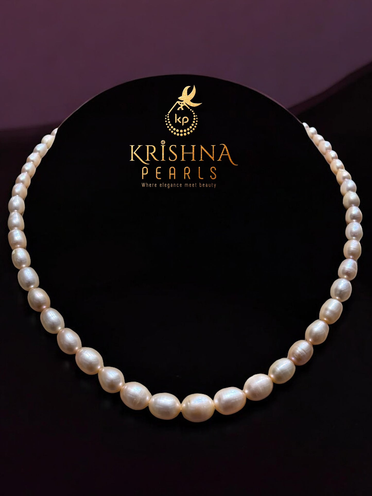Natural Pink Graduated Pearls Necklace