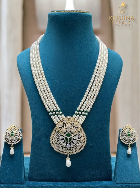 Mothers Day Special Four-Layered Pearl Necklace Set