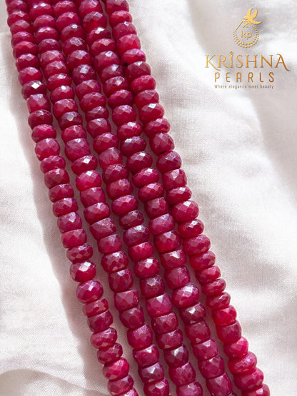 Five Strand Ruby Necklace
