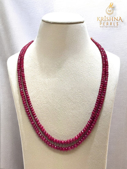 Royal Ruby Double Layer Necklace
