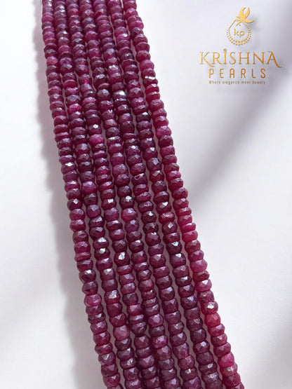 Beautiful 7 Layers Rubies Necklace