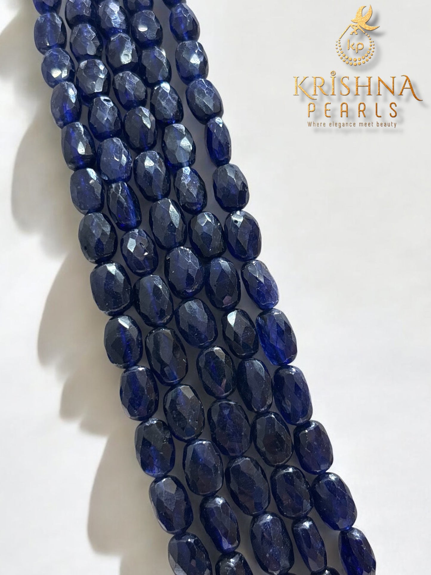 Royal Blue Sapphire Five Layers Necklace