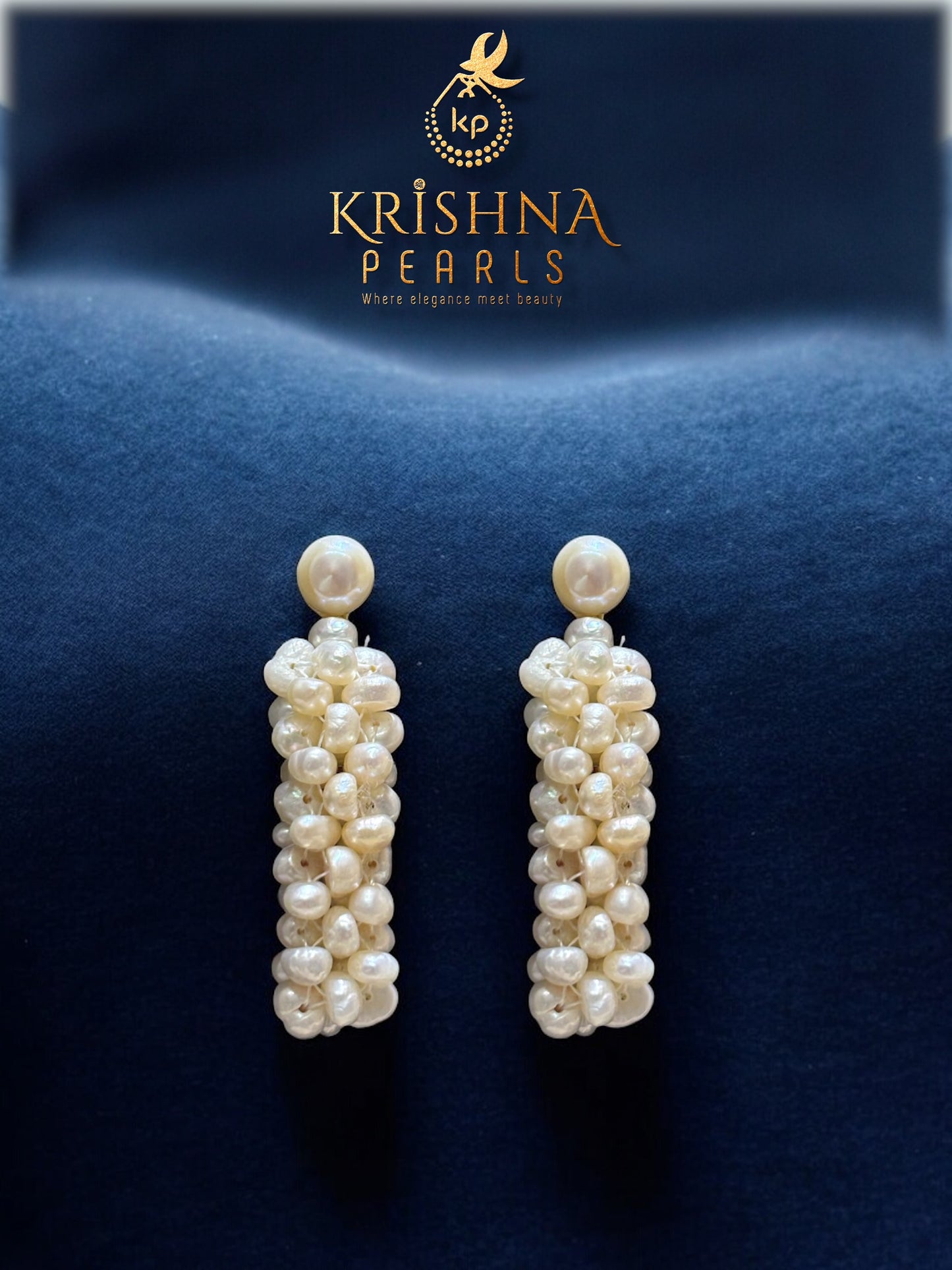 Classic Seed Pearls Jali Necklace Set