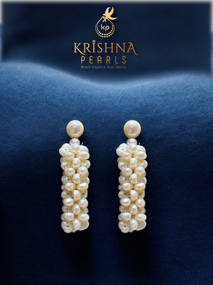Classic Seed Pearls Jali Necklace Set