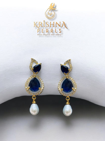 Designer BlueStone & Pearl Studded Necklace set