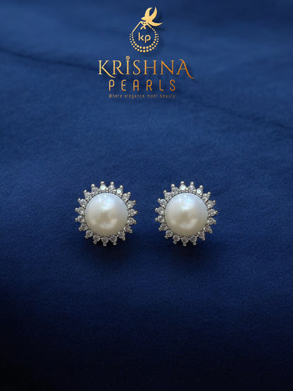 Beautiful Big Pearl Studded Pearls Combo Set ( Single Line Pendent Set With Finger Ring )