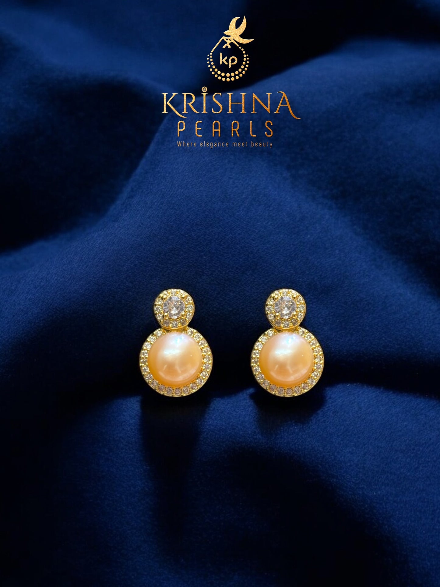 Pink Pearl Studded Pearls Combo Set ( Single Line Pendent Set With Finger Ring )