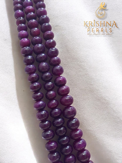 Deep Wine Imperial Multi-Strand Ruby Necklace