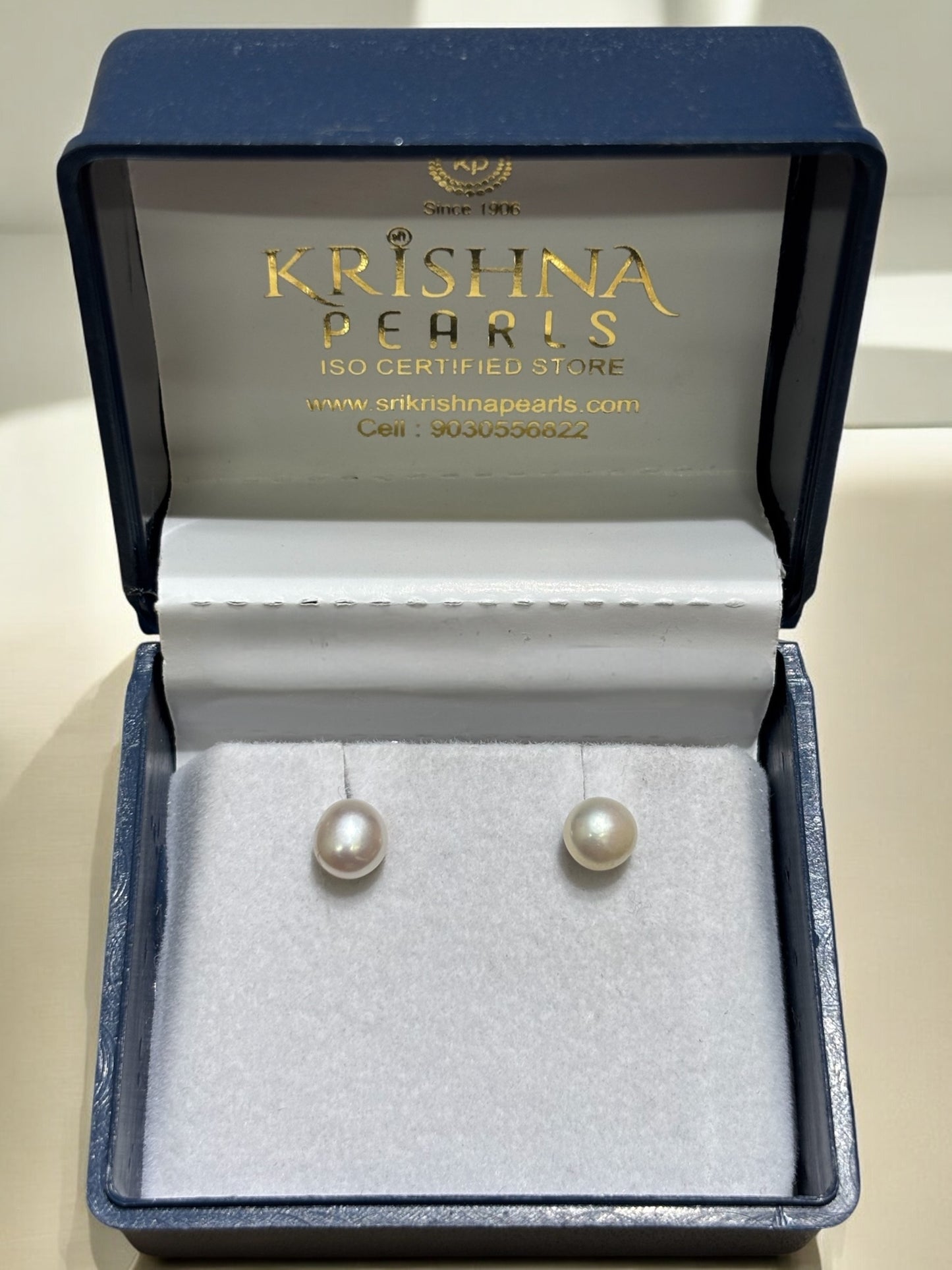 92.5 Silver Beautiful Pearl Earings