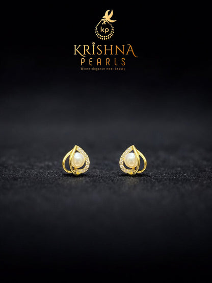 92.5 Silver Designer Pearl Studded Earings