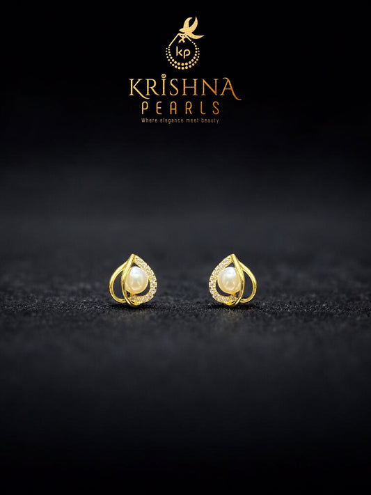 92.5 Silver Designer Pearl Studded Earings