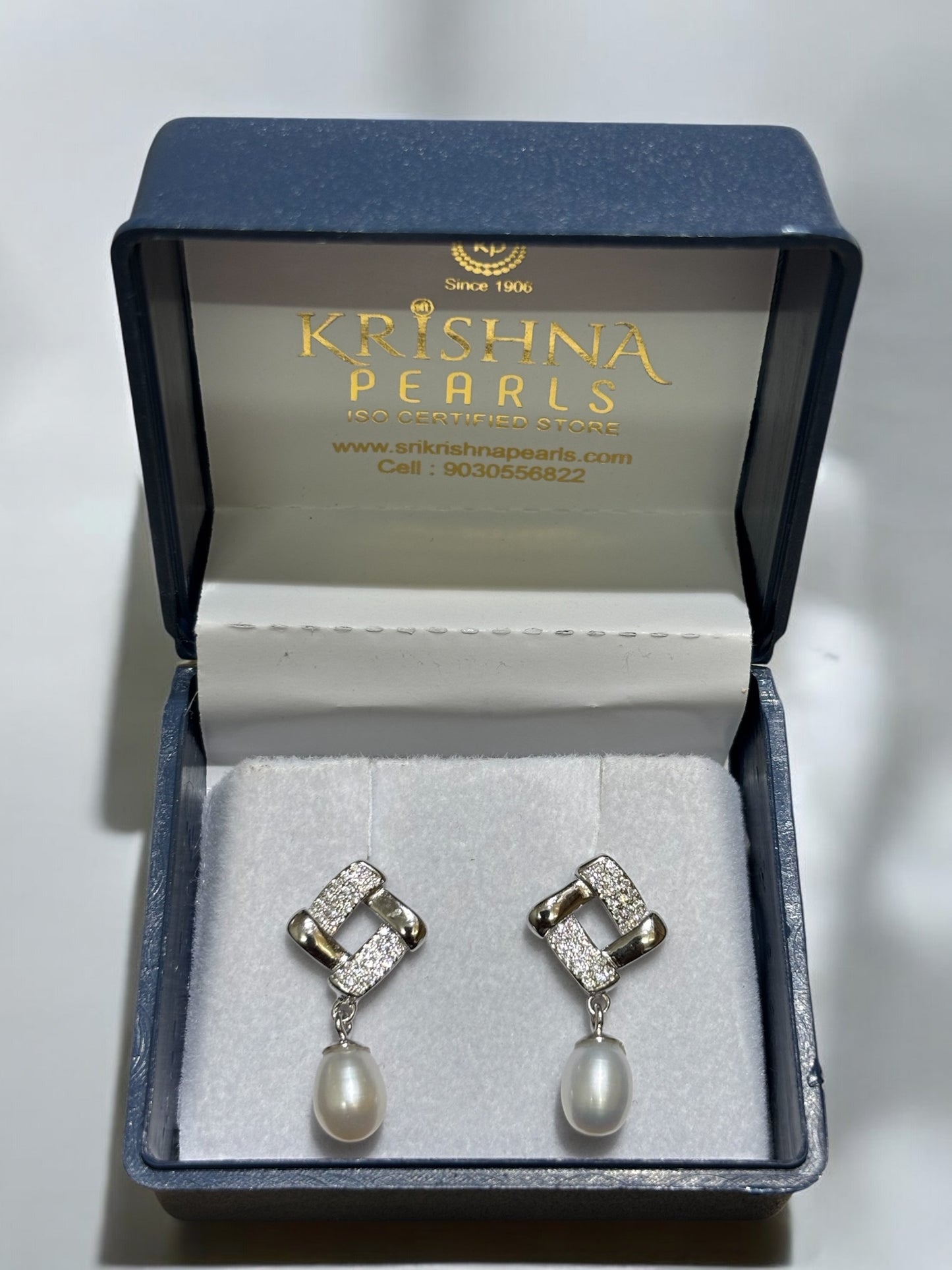 92.5 Silver Designer Pearl Hangings