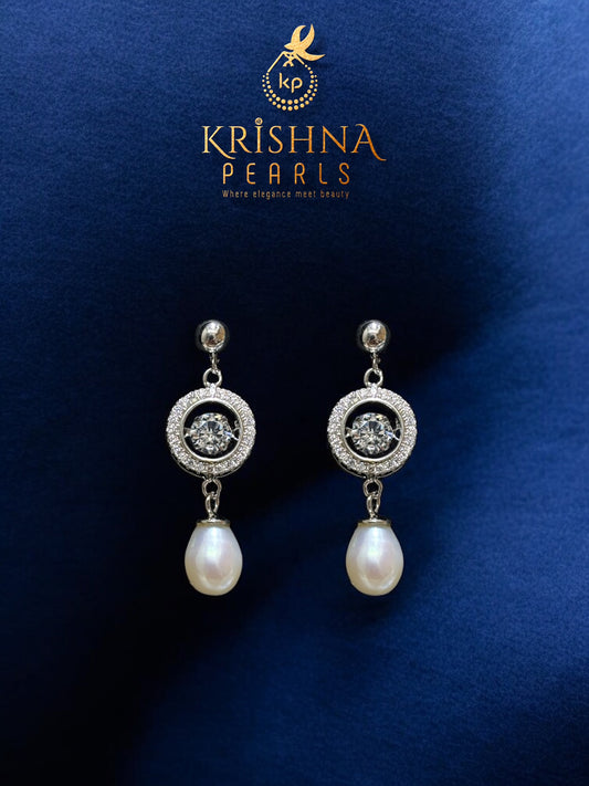 Elegant 925 Silver Pearl Hangings