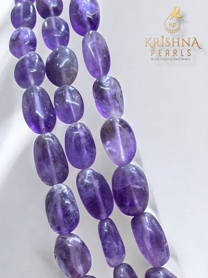 3 Layers Amethyst Necklace