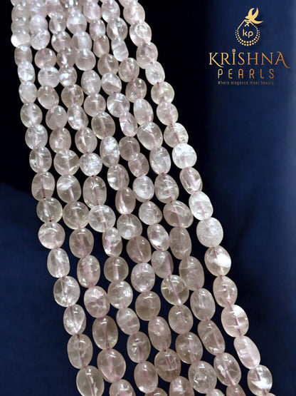 Regal Rose Quartz Symphony 7-Layers Necklace