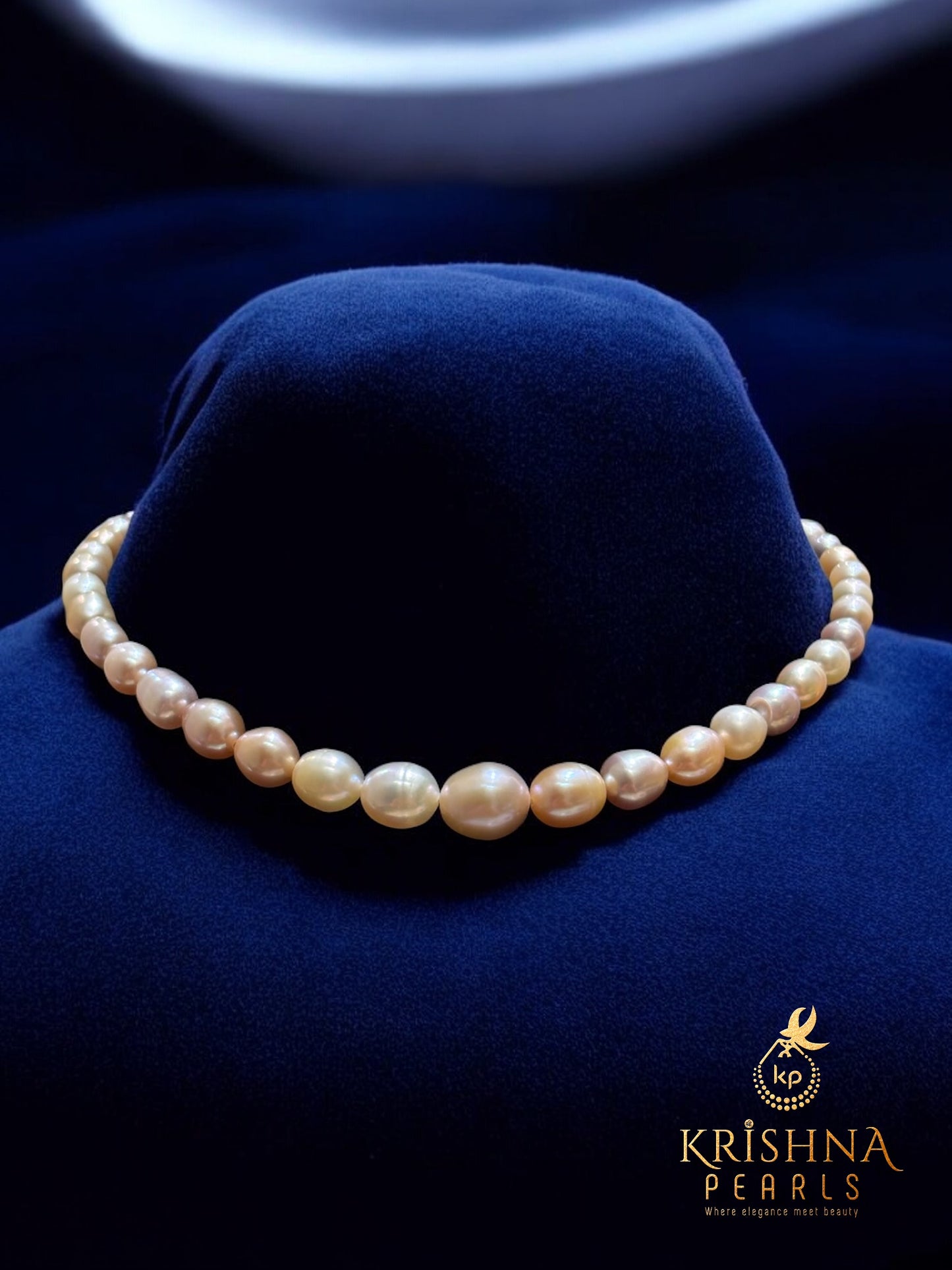 Adorable Pink Pearls Gradation Necklace & Bracelet For Kids 1-5 yrs