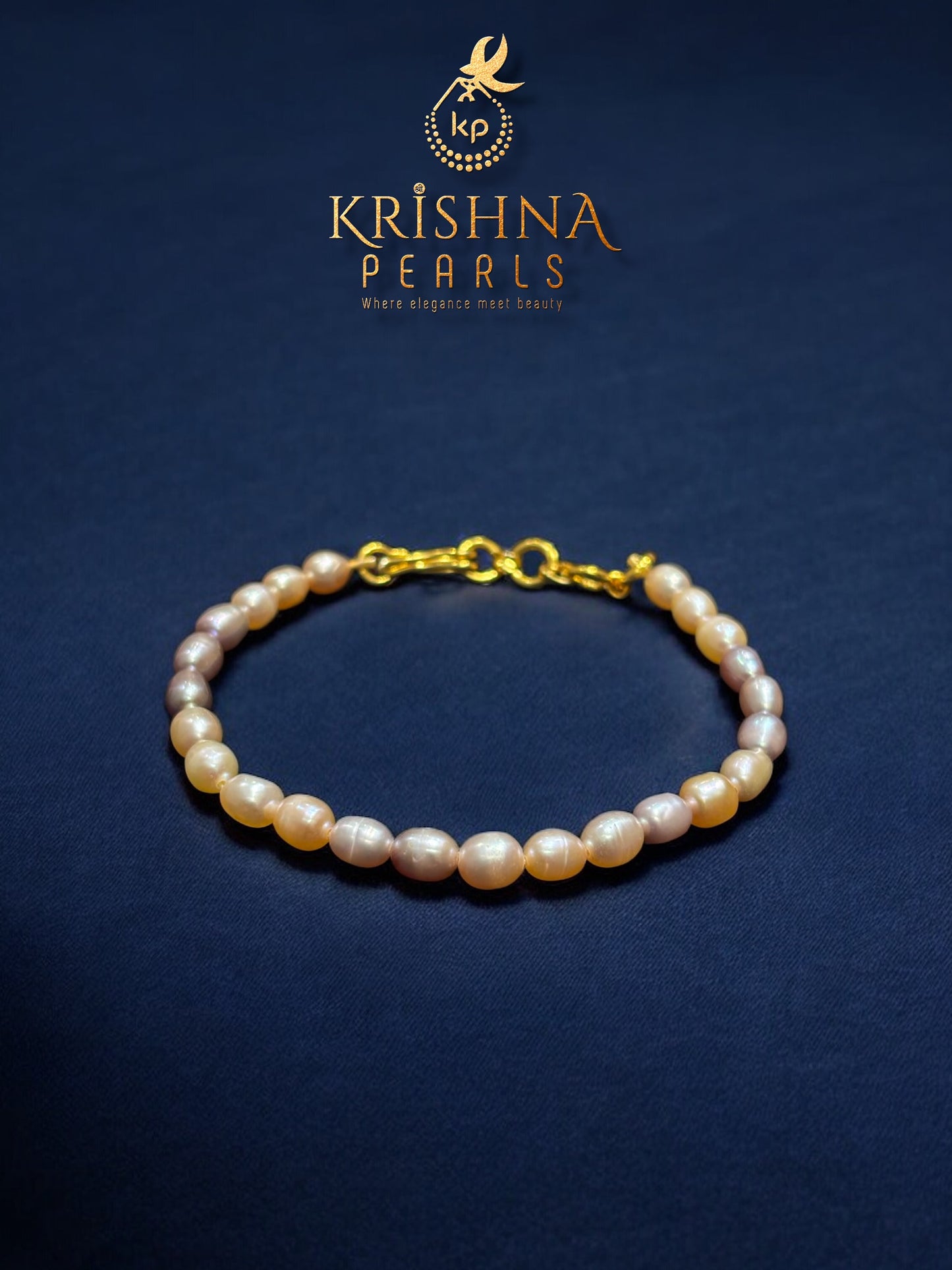 Adorable Pink Pearls Gradation Necklace & Bracelet For Kids 1-5 yrs