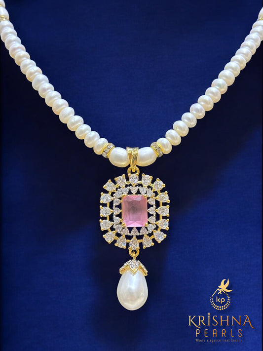 Rosé Elegance Pearls Necklace Set