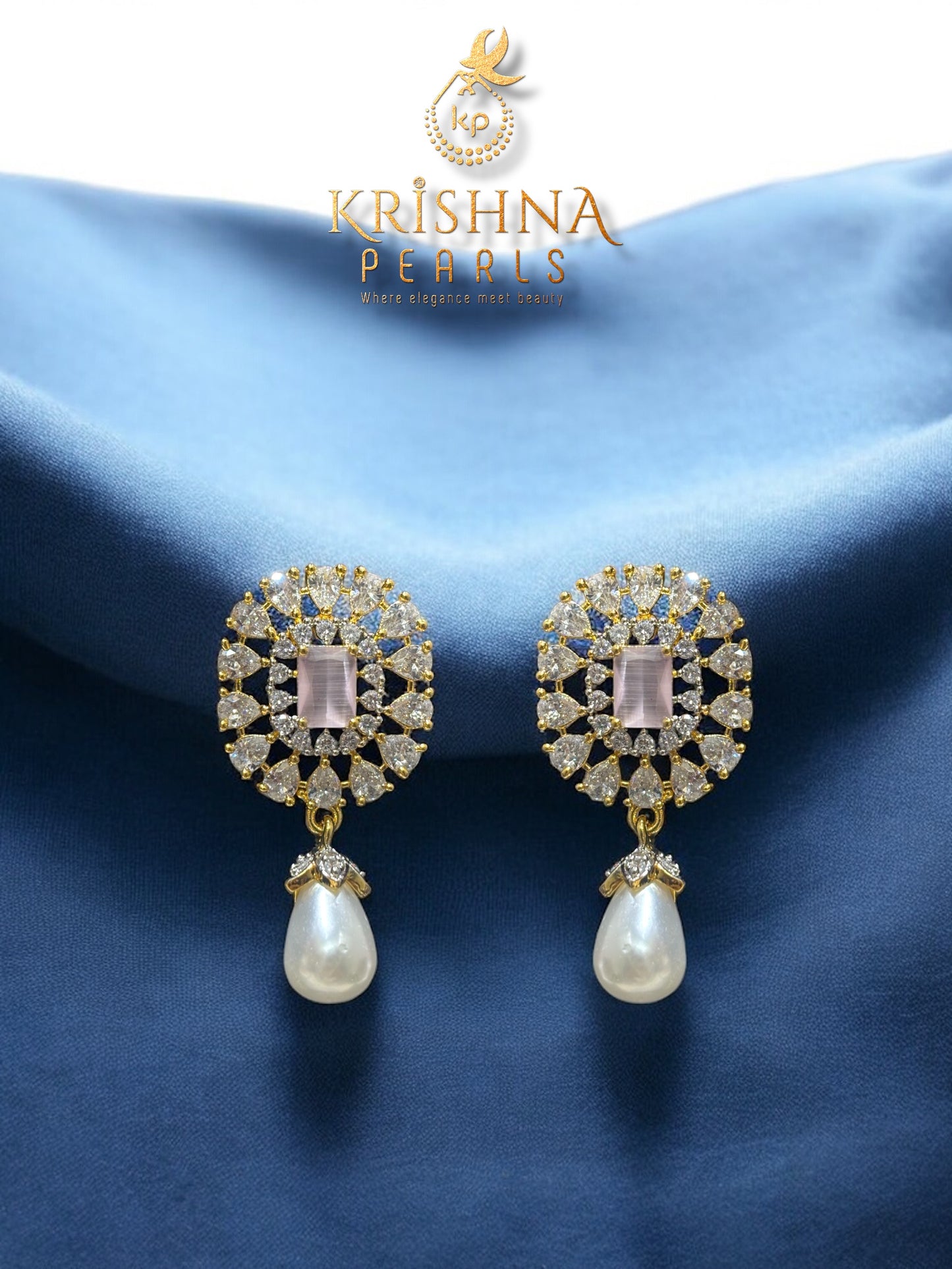 Rosé Elegance Pearls Necklace Set