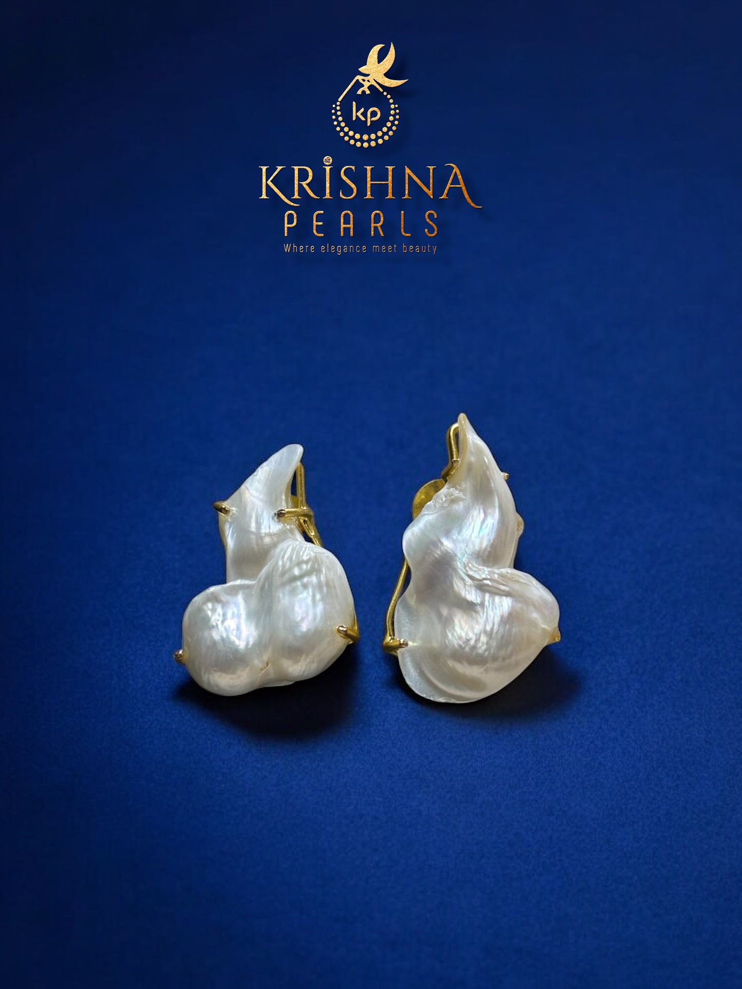 Designer Original Baroque Pearl Studds