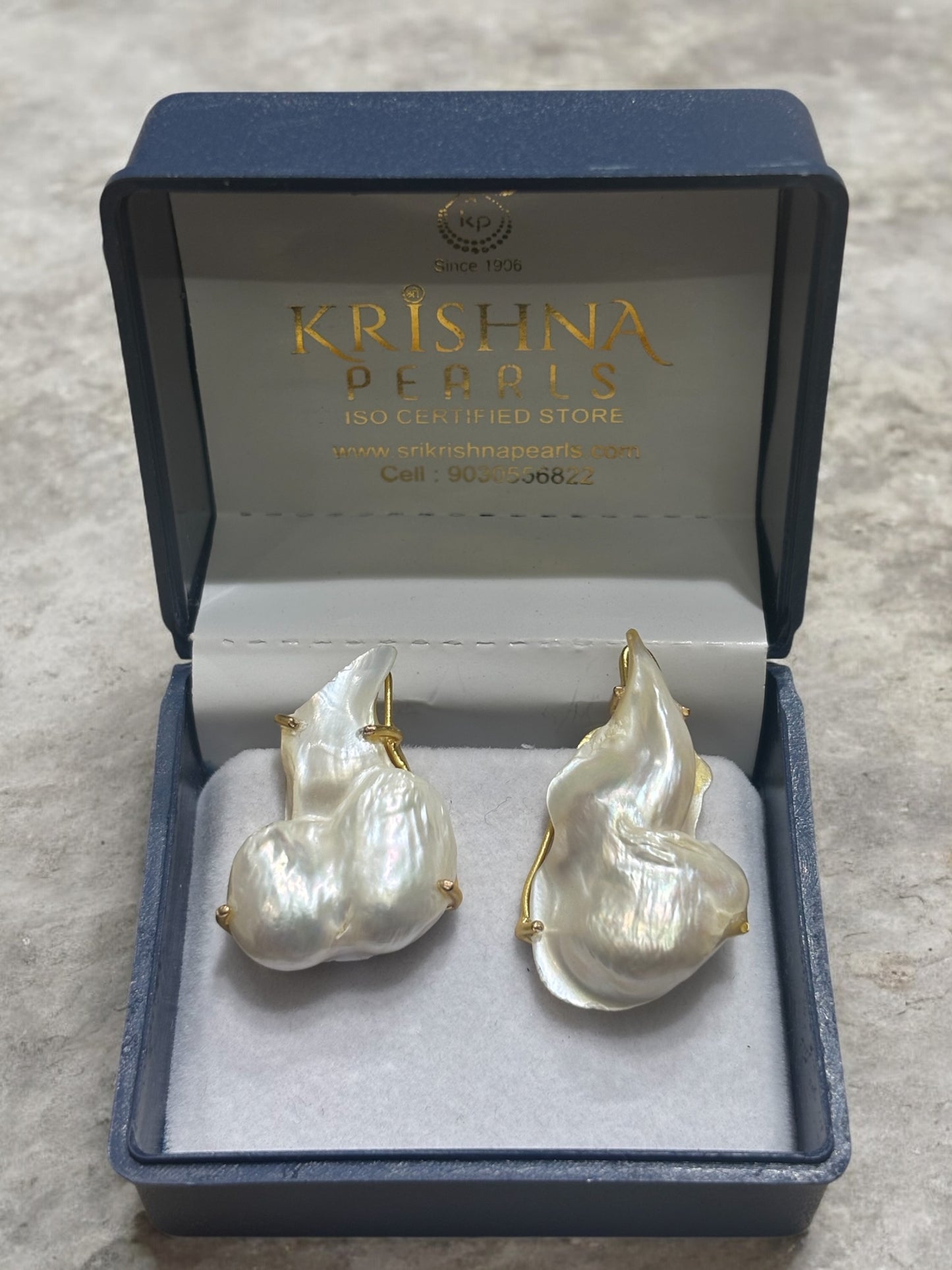 Designer Original Baroque Pearl Studds