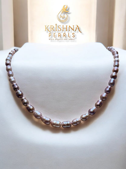 Real Baroque Pearls Pink Colour Necklace