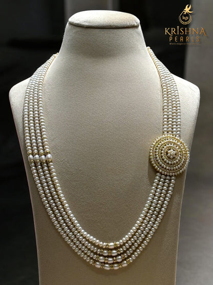 Original Pearls Four Layers Broch Set