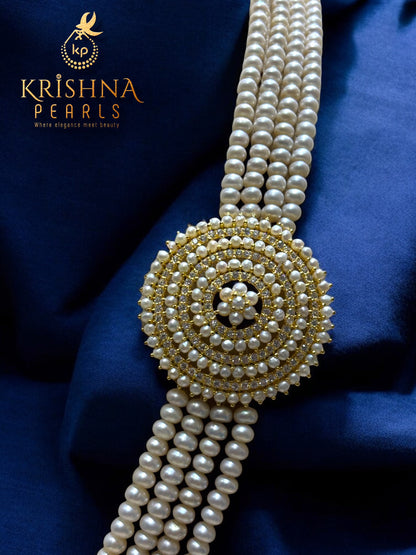 Original Pearls Four Layers Broch Set