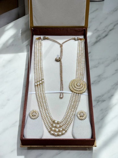 Original Pearls Four Layers Broch Set