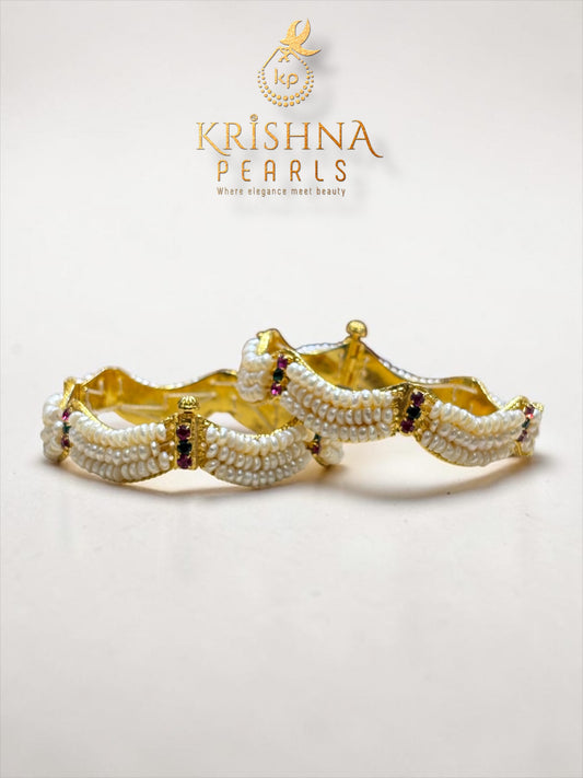Original Seed Pearls Bangle Set