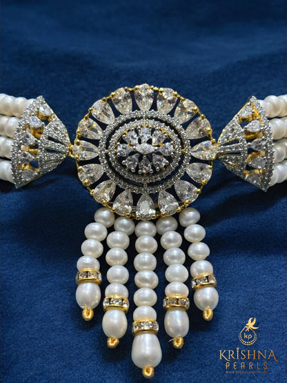 Original Pearls Four Layers Choker Set