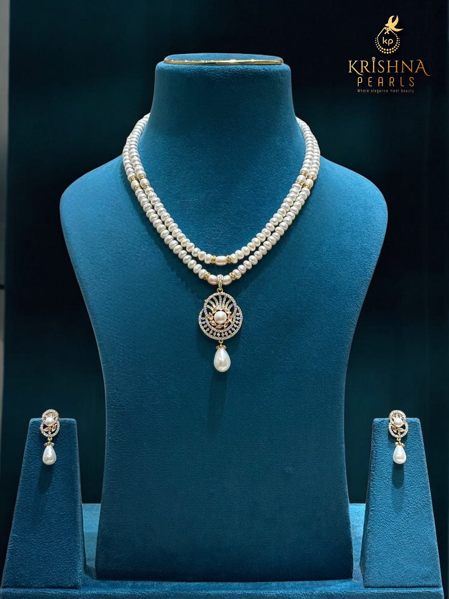 Real Pearls Necklace Set