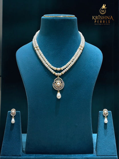 Real Pearls Necklace Set
