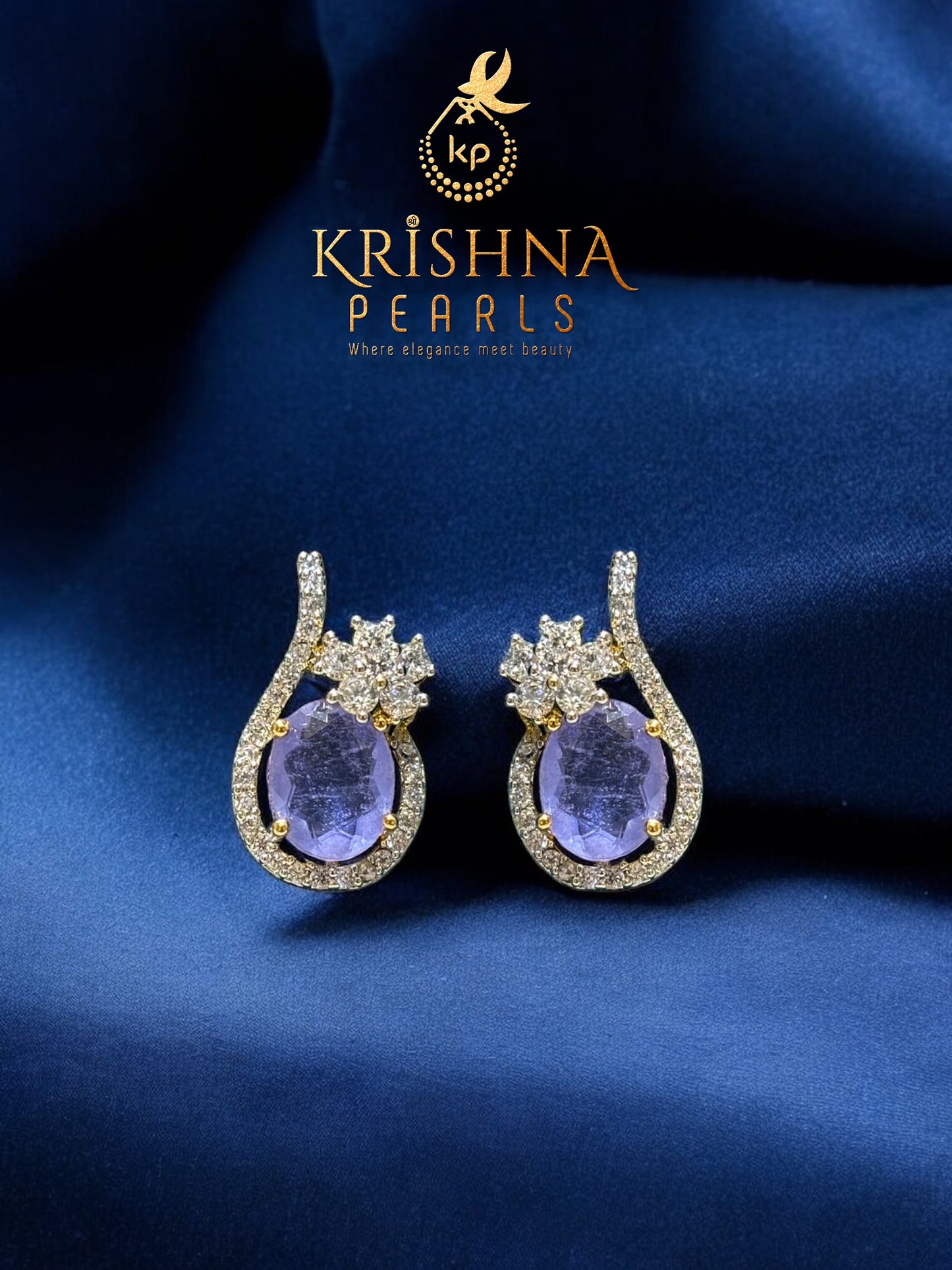 Amethyst & Pearls Necklace Set