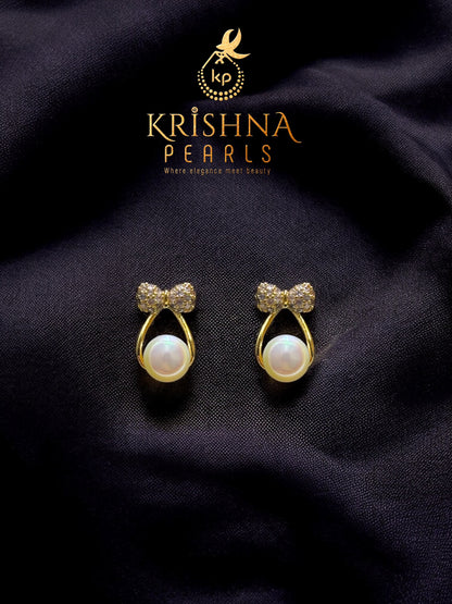 92.5 Silver Post Pin Pearl Studds
