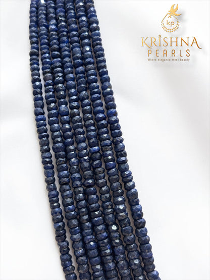 Real Blue Sapphire Seven Layers Necklace