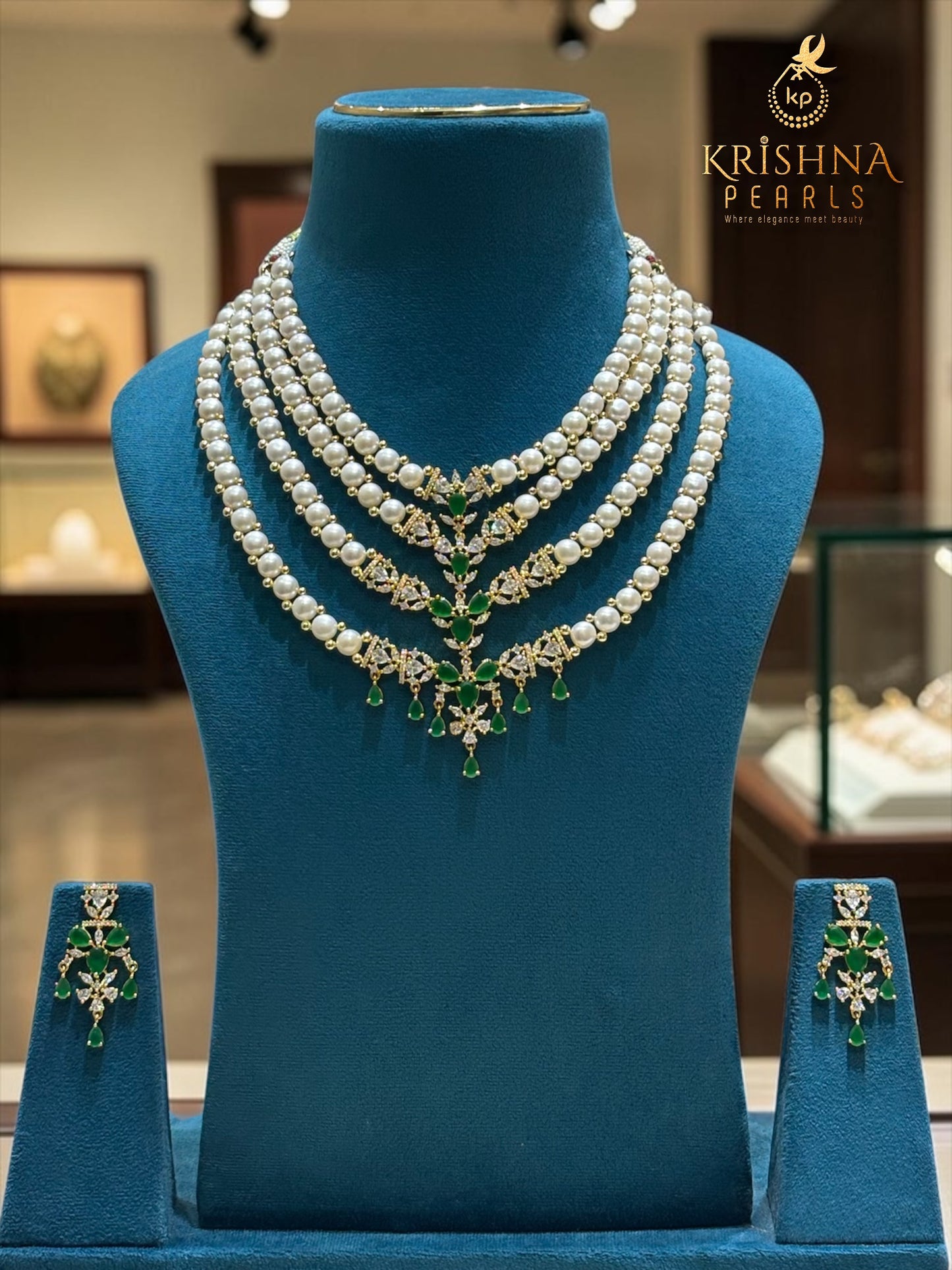 Pearl Necklace Four Layers - Certified and Lifetime Guaranteed