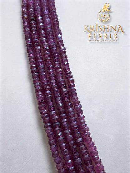 Real Ruby Five Layers Necklace