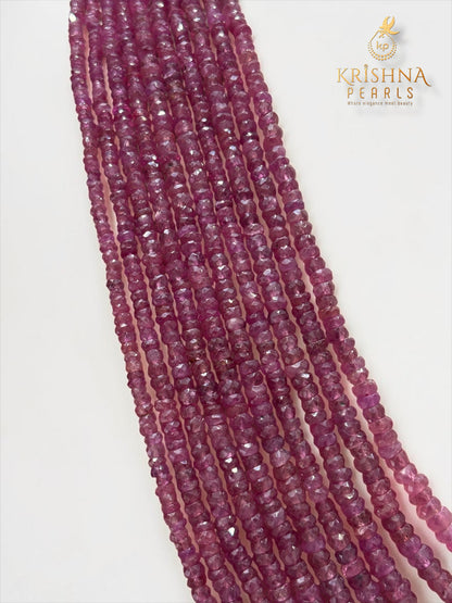 Real Ruby Ten Layers Necklace