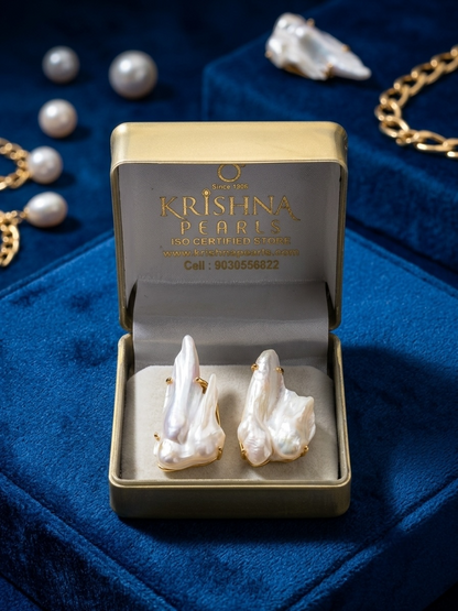 Baroque Pearl Studds