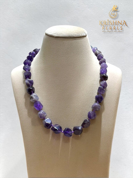 Amethyst Single Layer Necklace Premium Quality