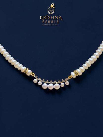 Cute Pendent With Pearls Necklace