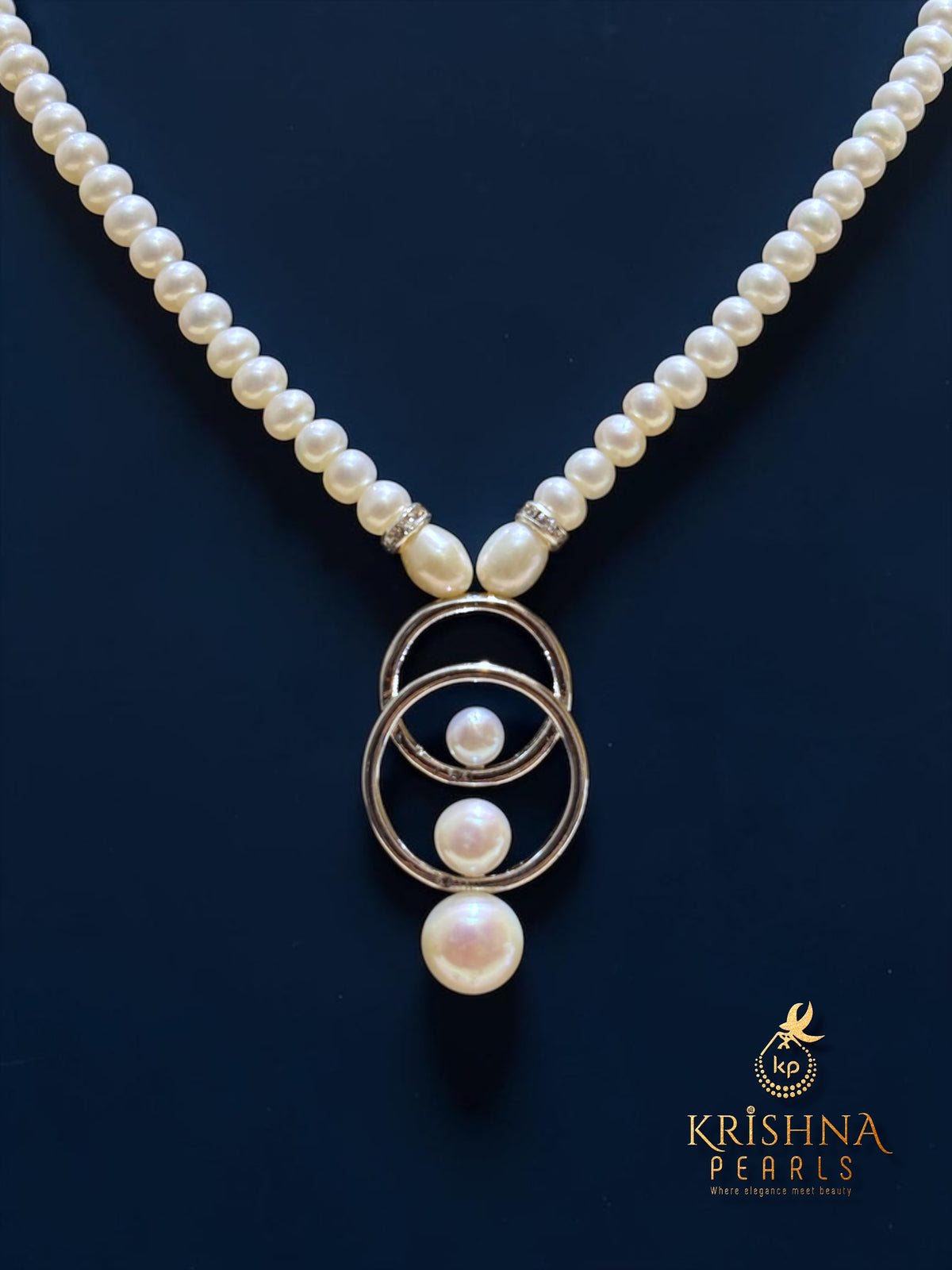 Adorable Blush Pearls Pendent Set
