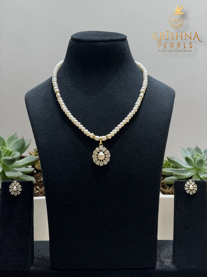 Handcrafted Freshwater Pearl Necklace by Sri Krishna Pearls, Hyderabad