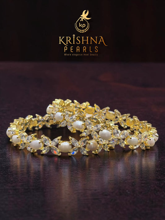 Beautiful Pearls Bangles