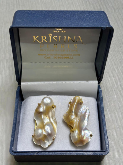 Designer Original Baroque Pearl Studds