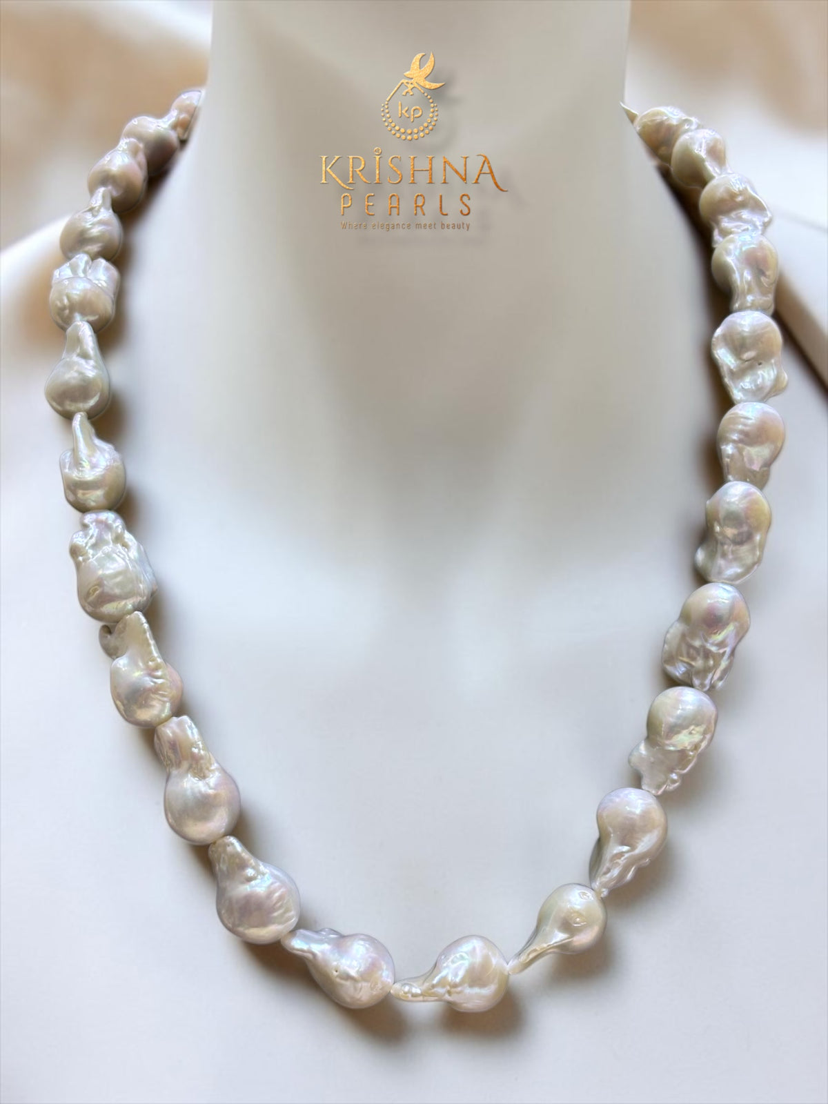 Luxurious Baroque Pearls Necklace Matching Bracelet - Premium AAA Quality