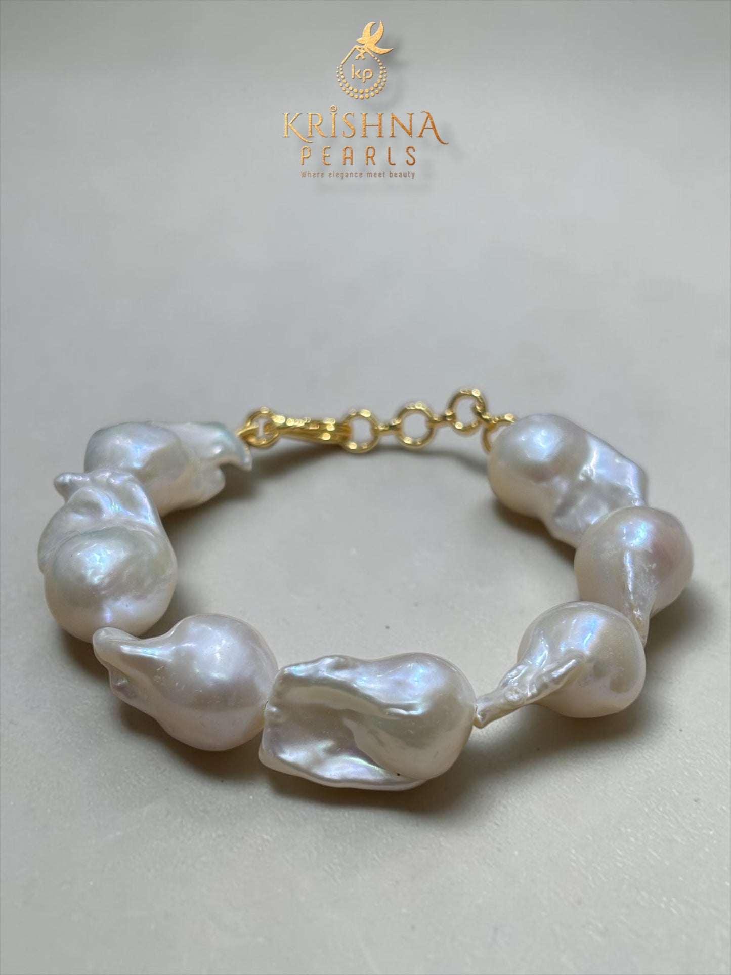 Luxurious Baroque Pearls Necklace Matching Bracelet - Premium AAA Quality