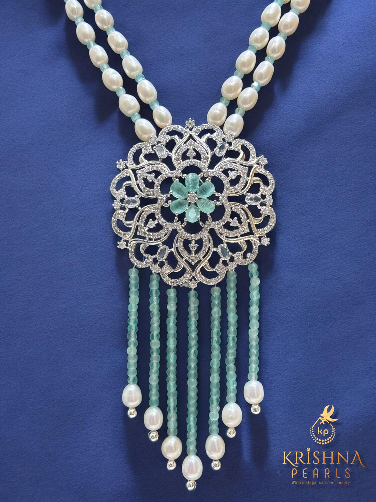Pearls Long Necklace For Women