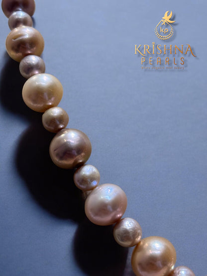 Luxurious Round Pearls Necklace Matching Bracelet - Premium AAA Quality